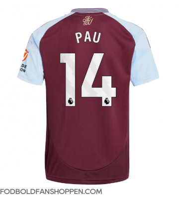 Aston Villa Pau Torres #14 Hjemmebanetrøje 2024-25 Kortærmet